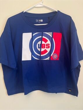 New Era Chicago Cubs Women’s Blue Logo T-Shirt